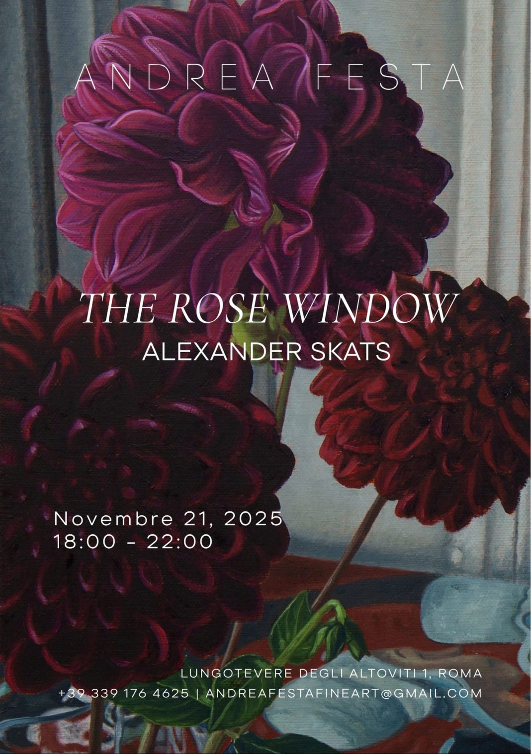 Alexander Skats – The Rose Windowhttps://www.exibart.com/repository/media/formidable/11/img/c1a/Alexander-Skats.-The-Rose-Window.-Novembre-21-2025-1068x1516.jpg