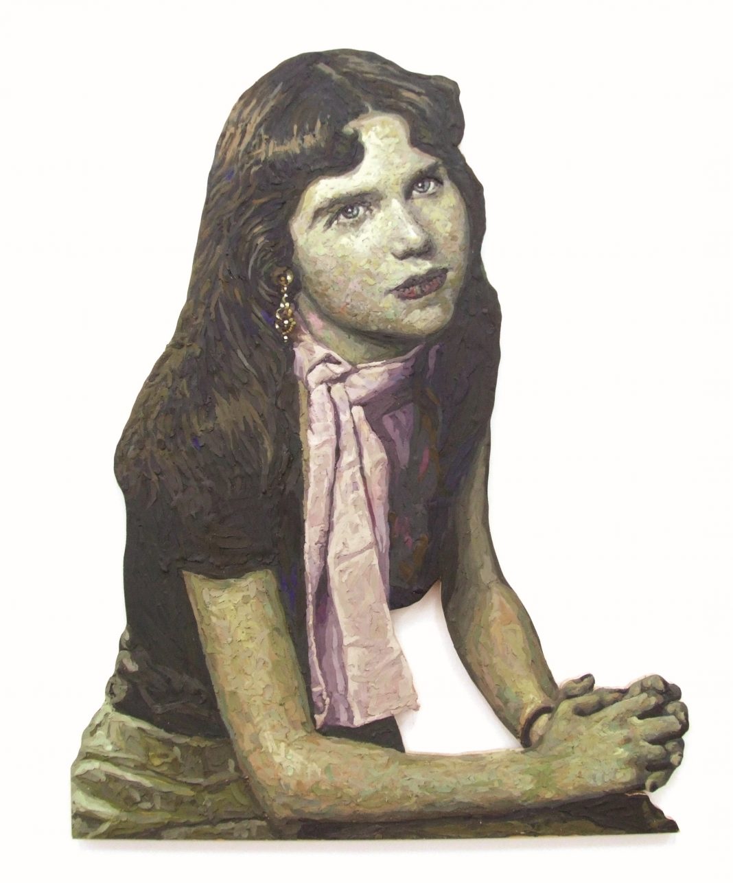 Cristiano De Gaetano – Presenze Silenziosehttps://www.exibart.com/repository/media/formidable/11/img/c25/Cristiano-De-Gaetano-Grand-Mather-2009-cerapongo-su-sagoma-di-legno-135x105x2-cm--1068x1286.jpg