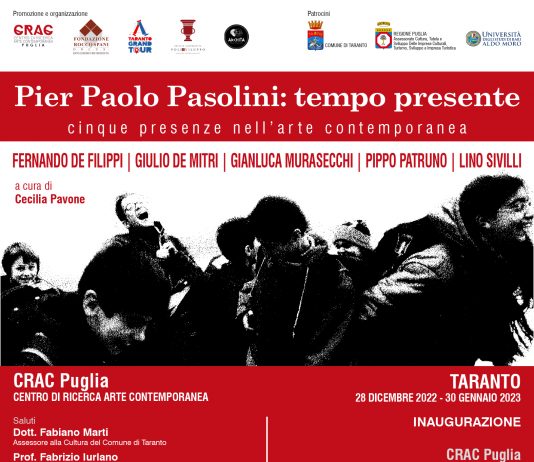 Pier Paolo Pasolini: tempo presente. Cinque presenze nell’arte contemporanea