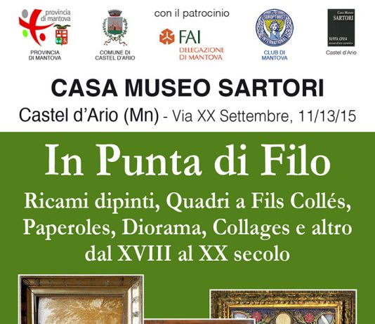 In Punta di Filo, Ricami dipinti, Quadri a Fils Collés, Paperoles, Diorama, Collages e altro dal XVIII al XX secolo