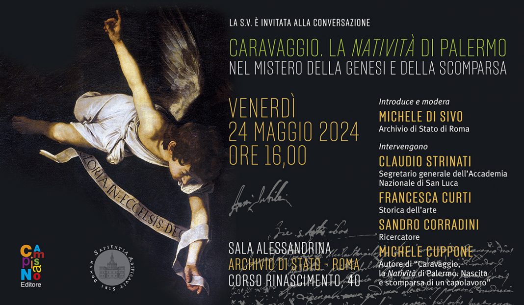 Caravaggio. La Natività di Palermo nel mistero della genesi e della scomparsahttps://www.exibart.com/repository/media/formidable/11/img/c47/ROMA-Archivio-di-Stato-INVITO-1200-pixel-1068x622.jpg