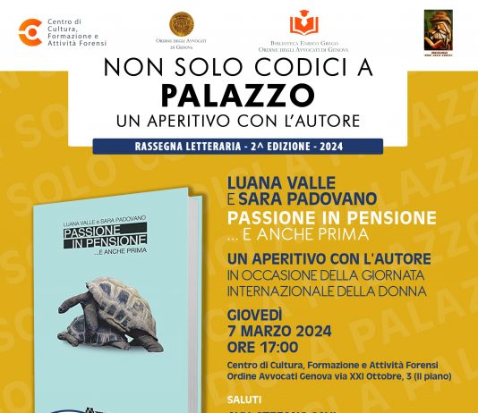 Non solo codici a palazzo, un aperitivo con l’autore: Luana Valle e Sara Padovano