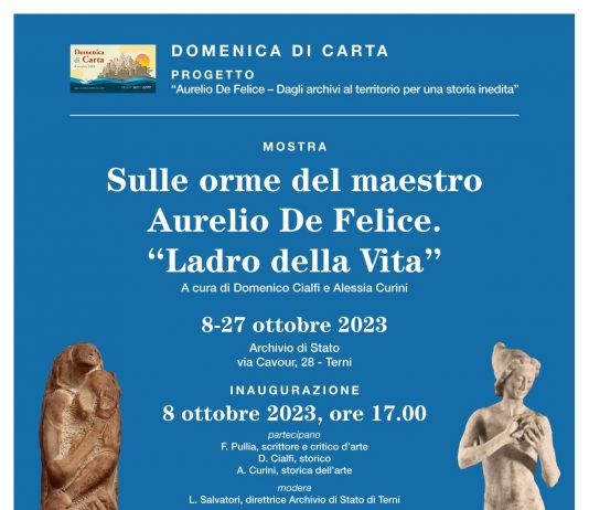 Sulle orme del maestro Aurelio De Felice. “Ladro della vita”