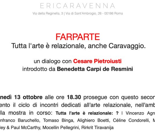 Farparte. Tutta l’arte è relazionale, anche Caravaggio