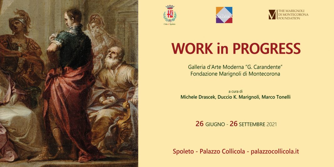 Work in Progress. Opere dalla Galleria d’Arte Moderna di Palazzo Collicola e dalla Fondazione Marignoli di Montecoronahttps://www.exibart.com/repository/media/formidable/11/img/cb0/invito-Marignoli-Collicola-JPEG-1068x534.jpeg