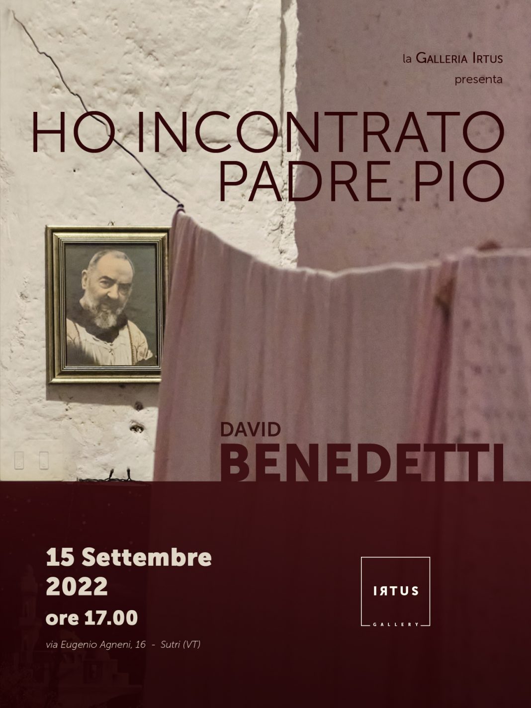 David Benedetti – Ho incontrato Padre Piohttps://www.exibart.com/repository/media/formidable/11/img/cb3/HO-INCONTRATO-PADRE-PIO-locandina-web-1068x1424.jpg