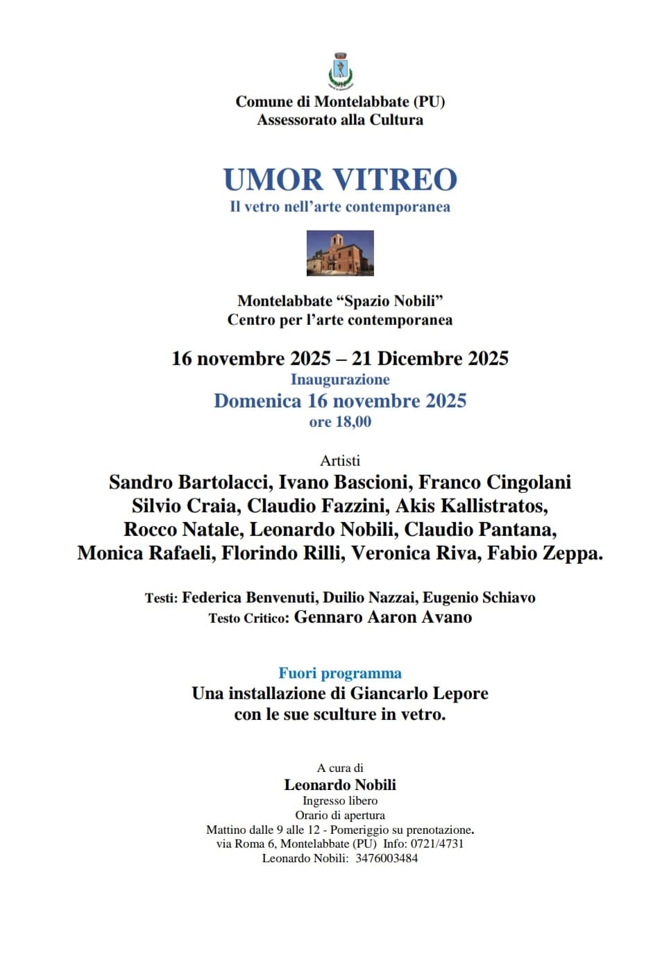 Umor Vitreo. Il vetro nell’arte contemporaneahttps://www.exibart.com/repository/media/formidable/11/img/cf0/UMOR-VITREO-2025.jpeg