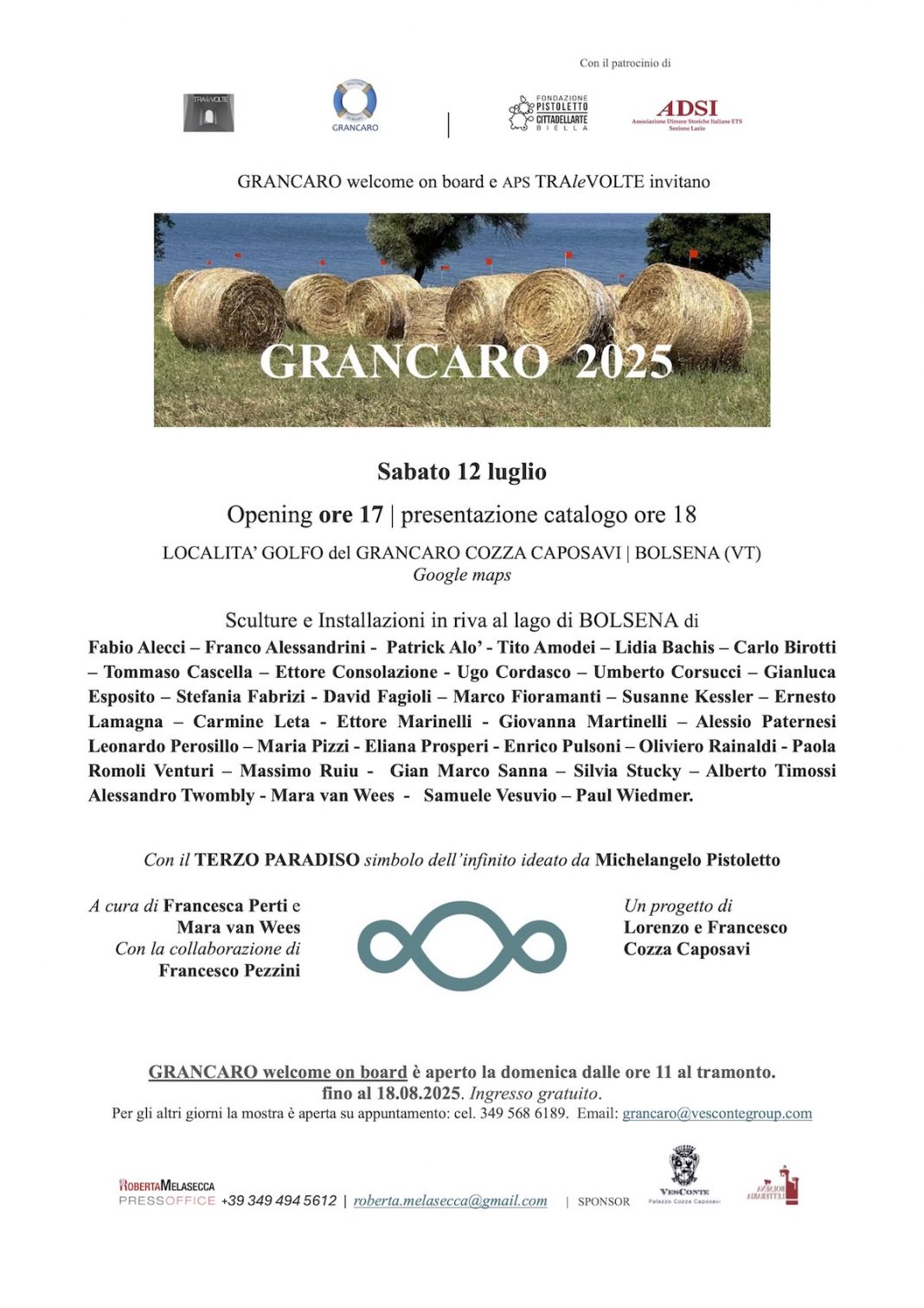 GRANCARO welcome on board 2025 https://www.exibart.com/repository/media/formidable/11/img/d1c/Invito-Grancaro-2025-1068x1511.jpg