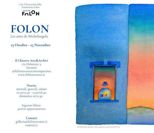 Folon. Les amis de Michelangelo