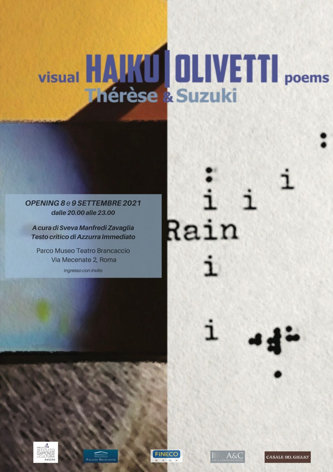Francesco Thérèse / Hiromi Suzuki visual – HAIKU | OLIVETTI poemshttps://www.exibart.com/repository/media/formidable/11/img/d2a/visual-HAIKU_OLIVETTI-poems_Opening-1068x1511.jpg
