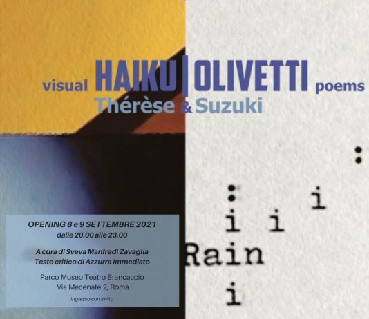 Francesco Thérèse / Hiromi Suzuki visual – HAIKU | OLIVETTI poems