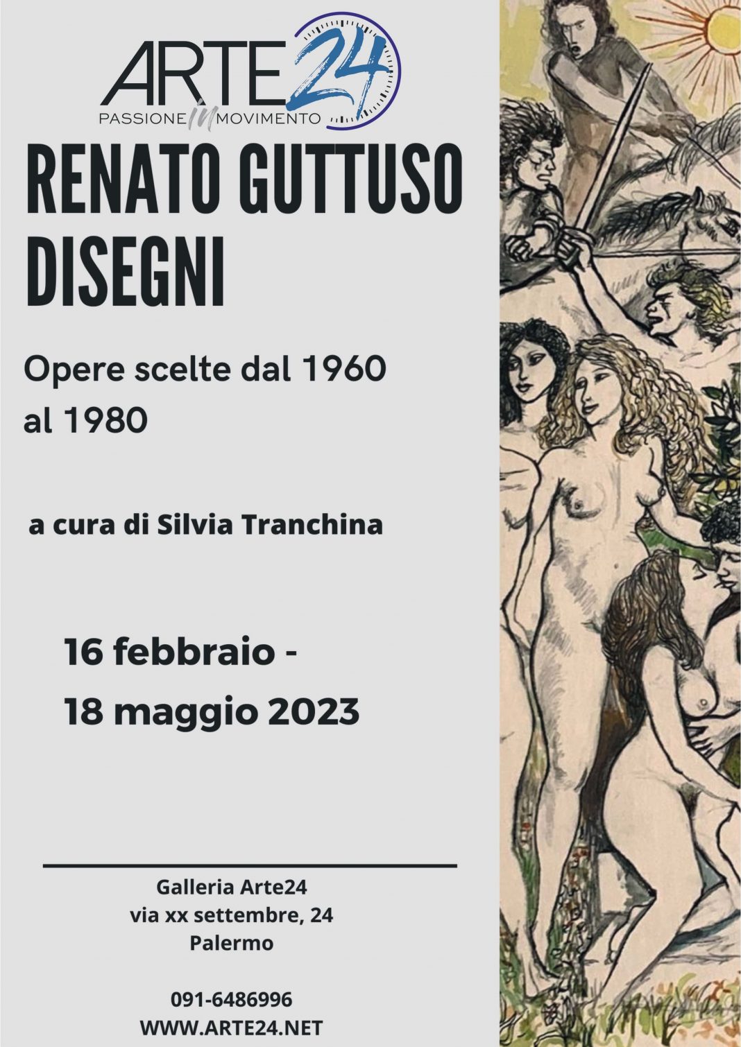 Renato Guttuso- Disegni (opere scelte dal 1960 al 1980)https://www.exibart.com/repository/media/formidable/11/img/d3f/compressed-Locandina-Guttuso-immagine-_page-0001-min-1068x1510.jpg