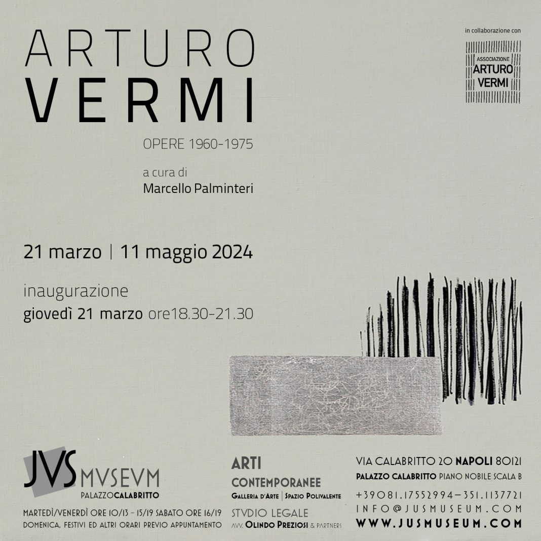 Arturo Vermi. Opere 1960-1975https://www.exibart.com/repository/media/formidable/11/img/d59/INVITO-ARTURO-VERMI-OPERE-1960-1975-JUS-MUSEUM-21-MARZO-2024-1068x1068.jpg
