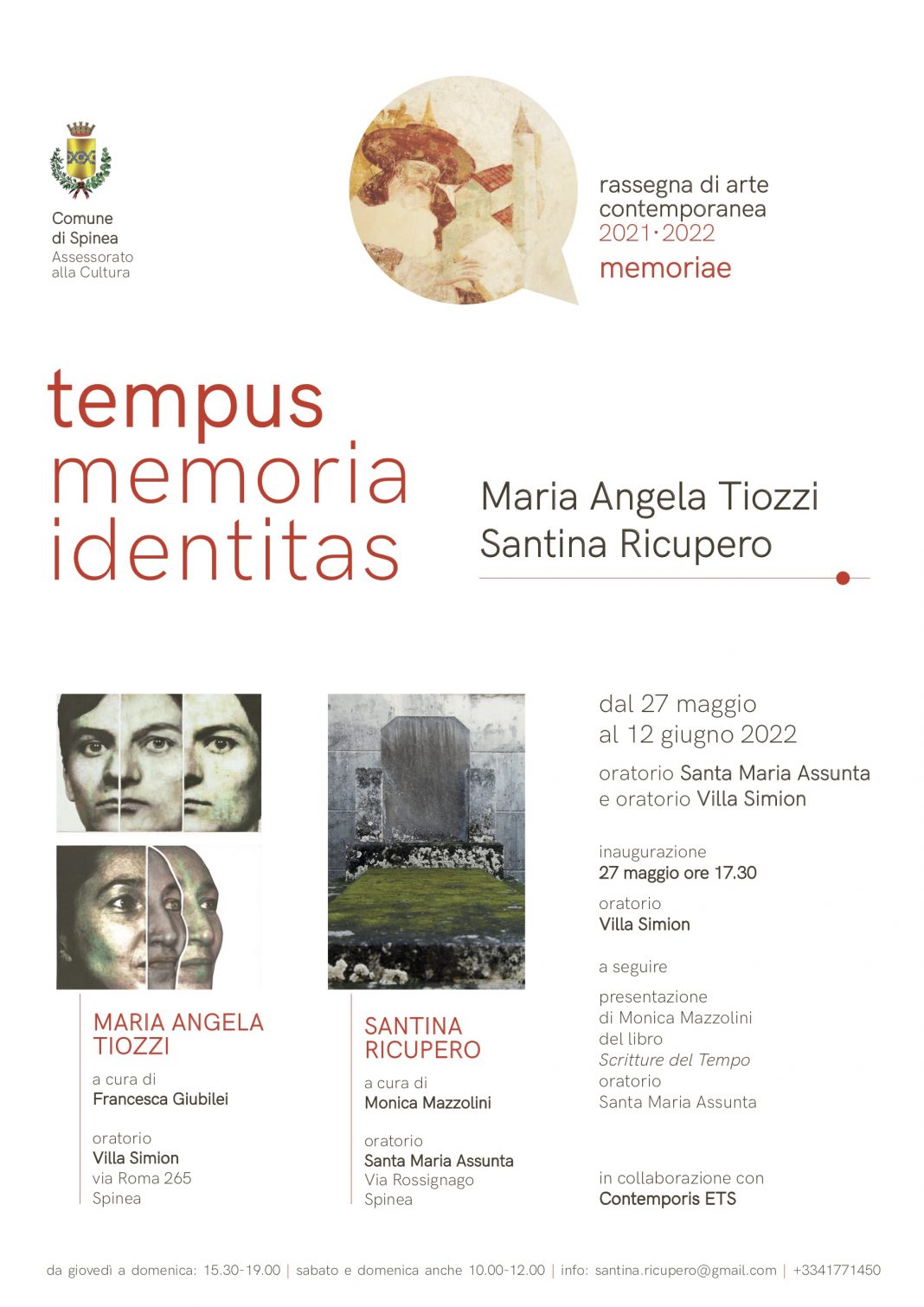 Maria Angela Tiozzi / Santina Ricupero – tempus memoria identitashttps://www.exibart.com/repository/media/formidable/11/img/d65/evento-1068x1511.jpg