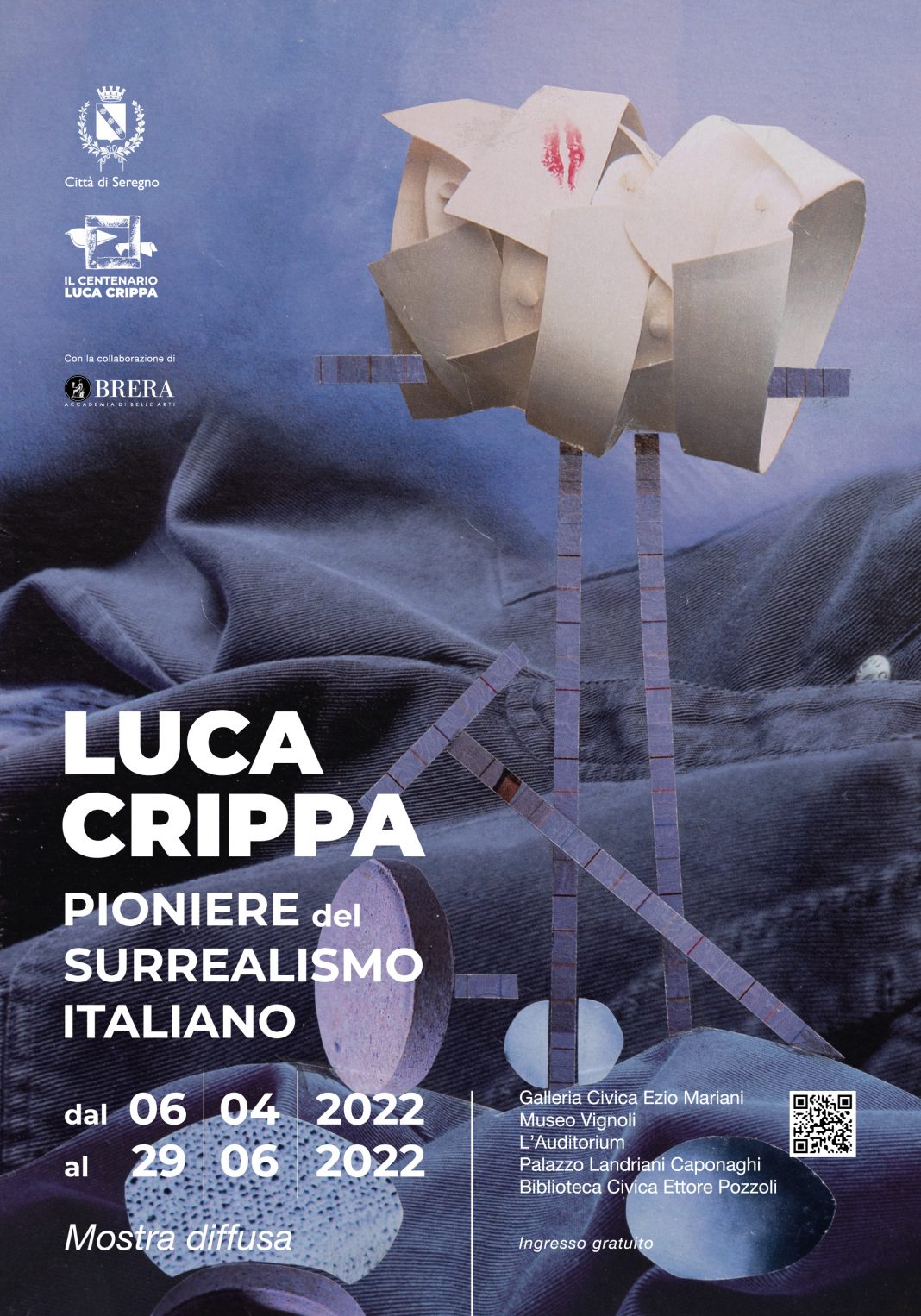 Luca Crippa pioniere del surrealismo italiano. Disegni e grafichehttps://www.exibart.com/repository/media/formidable/11/img/d6e/Manifesto_70x100_Crippa-1068x1526.jpg