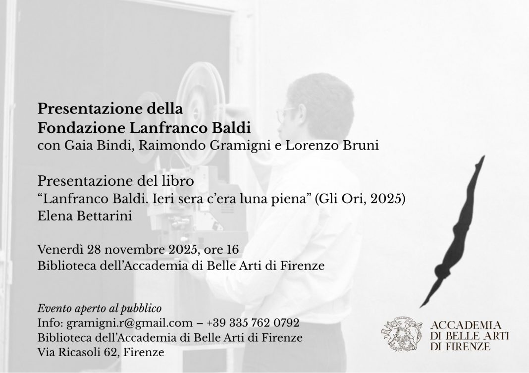 Fondazione Lanfranco Baldi: evento di presentazionehttps://www.exibart.com/repository/media/formidable/11/img/d7c/flyer-Fondazione-Lanfranco-Baldi-e-Accademia-di-Belle-Arti-di-Firenze-1068x753.jpg
