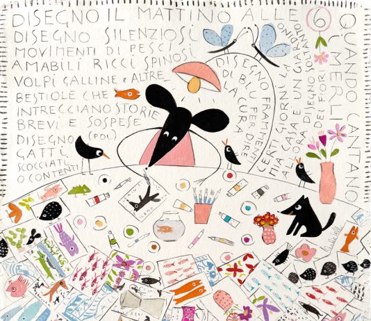 Cecilia Valli – Disegno il mattino alle 6 quando cantano i merli Cecilia Valli – Disegno il mattino alle 6 quando cantano i merli