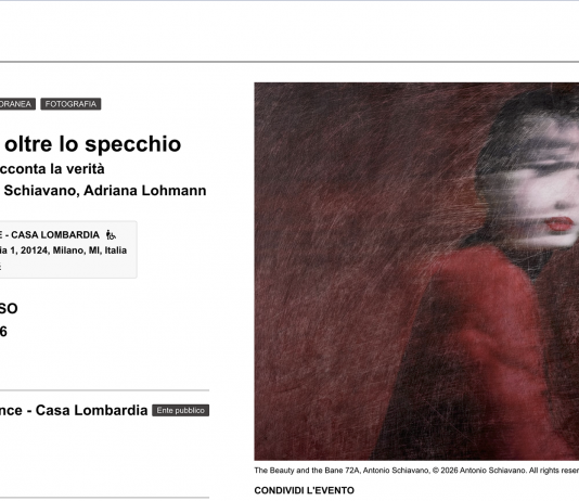 Antonio Schiavano – La Bellezza oltre lo Specchio 