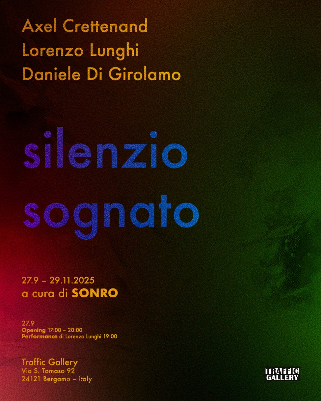 SILENZIO SOGNATOhttps://www.exibart.com/repository/media/formidable/11/img/e05/FLYER-27-September-2025-@-Traffic-Gallery-1068x1335.jpg