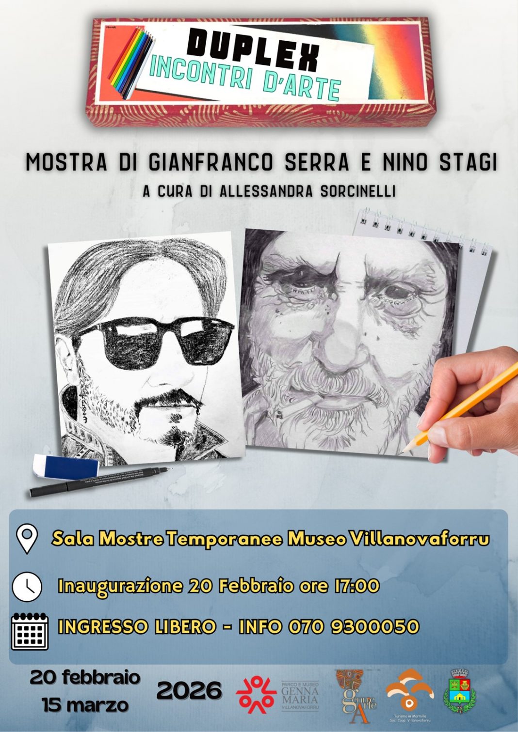 Gianfranco Serra / Nino Stagi – Duplex: Incontri d’Artehttps://www.exibart.com/repository/media/formidable/11/img/e59/locandina-mostra-Duplex-Incontri-dArte-1068x1511.jpg
