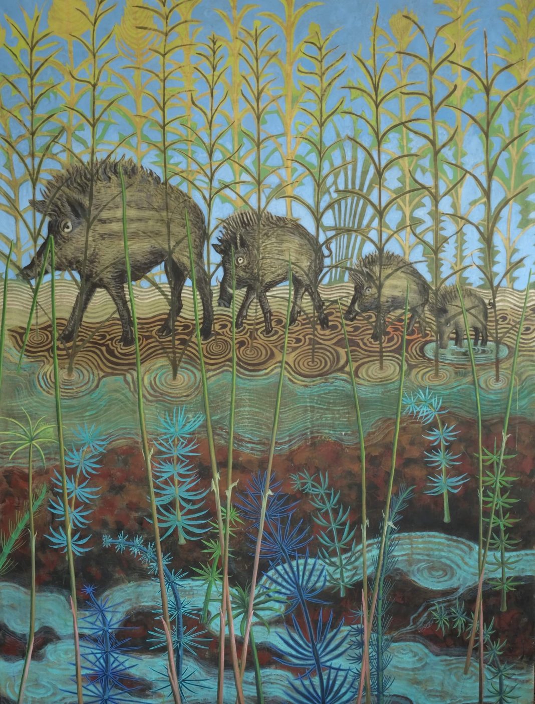 Pasquale Gadaleta – Il sogno del cinghialehttps://www.exibart.com/repository/media/formidable/11/img/eb3/Pasquale-Gadaleta-Il-sogno-del-cinghiale-a-Casa-Vuota-1068x1405.jpg