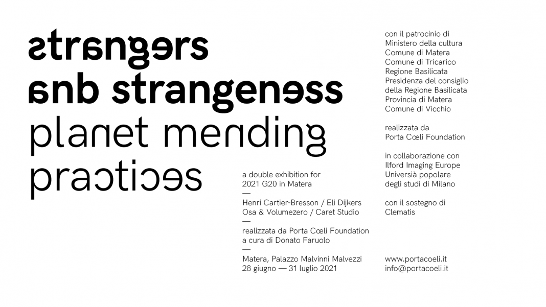 Strangers and strangeness. Planet mending practices. 2021 G20 in Materahttps://www.exibart.com/repository/media/formidable/11/img/ed4/portacoeli_g20_grafica_social6-1068x601.png