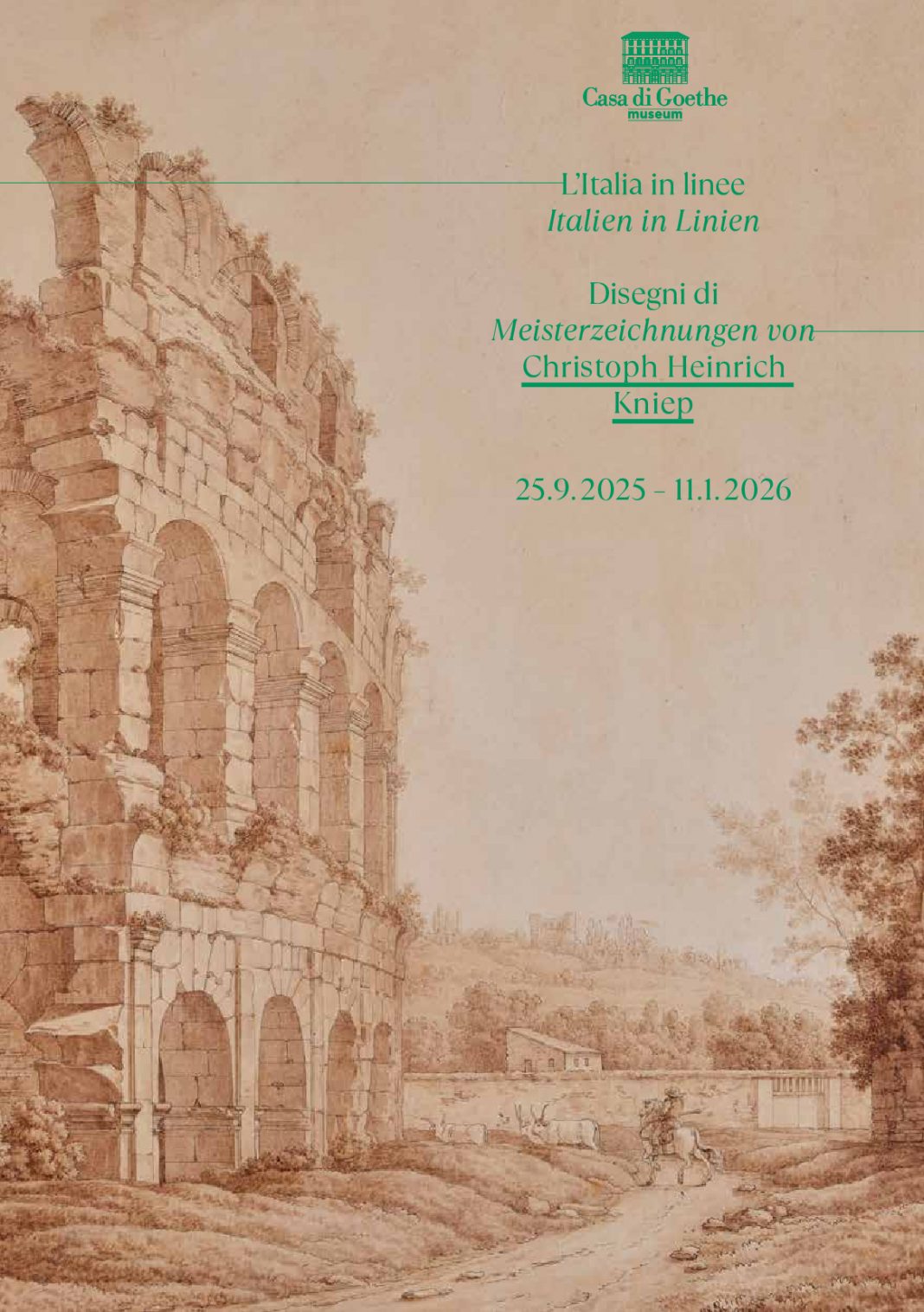 L’Italia in linee. Disegni di Christoph Heinrich Kniephttps://www.exibart.com/repository/media/formidable/11/img/f0e/Kniep_invito_retro-1068x1516.jpg