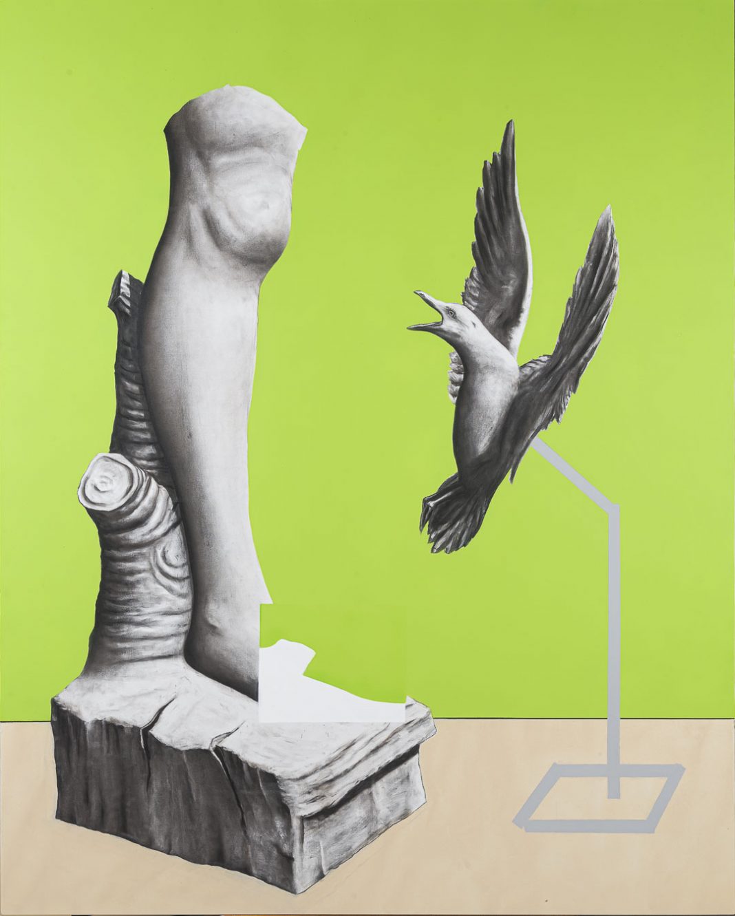 Alessandro Calizza – Rotten Dreams and Golden Plateshttps://www.exibart.com/repository/media/formidable/11/img/f23/Alessandro-Calizza-senza-titolo-conversations-130x160-cm-acrilico-spray-carboncino-e-arilico-su-tela--1068x1331.jpg