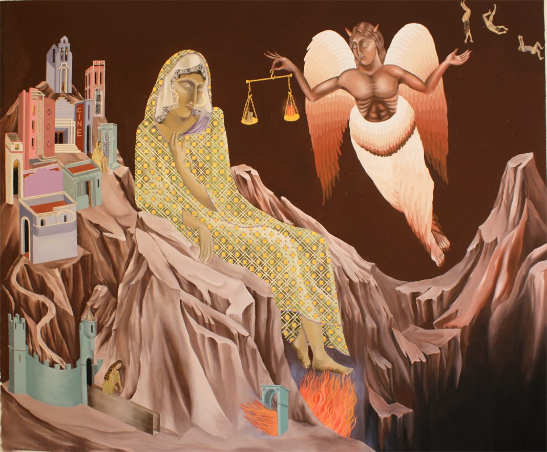 Chiara Baima Poma – Specchi per le allodolehttps://www.exibart.com/repository/media/formidable/11/img/f2e/Chiara-Baima-Poma-Pueblo-pequeño-infierno-grande-2023-gouache-su-tela-120x140-cm-_-bassa-1068x882.jpg