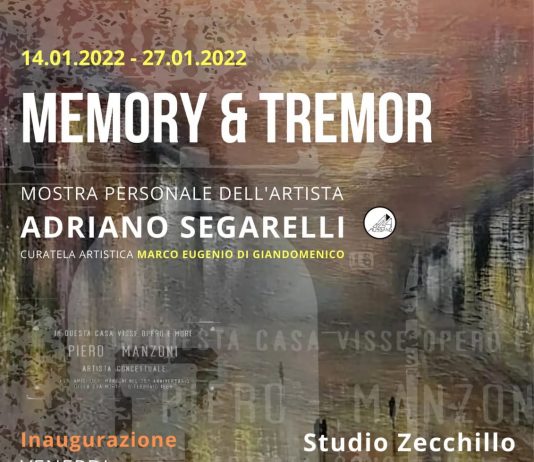 Adriano Segarelli – MEMORY&TREMOR