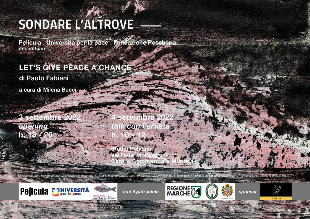 LET’S GIVE PEACE A CHANCEhttps://www.exibart.com/repository/media/formidable/11/img/f50/INVITO_SONDARE-LALTROVE_Paolo-Fabiani_Lets-give-peace-a-chance-1068x753.jpg