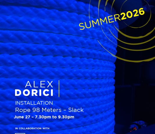 Alex Dorici – Installation Rope 98 Meters – Slack
