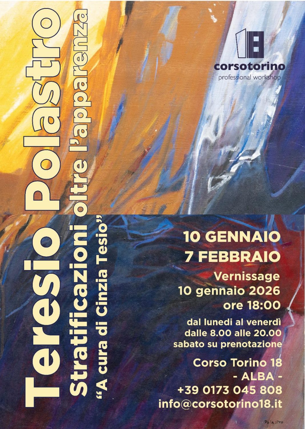 Teresio Polastro – Stratificazioni oltre l’apparenzahttps://www.exibart.com/repository/media/formidable/11/img/f6c/Locandina_10012026_Teresio_Polastro-1068x1503.jpg