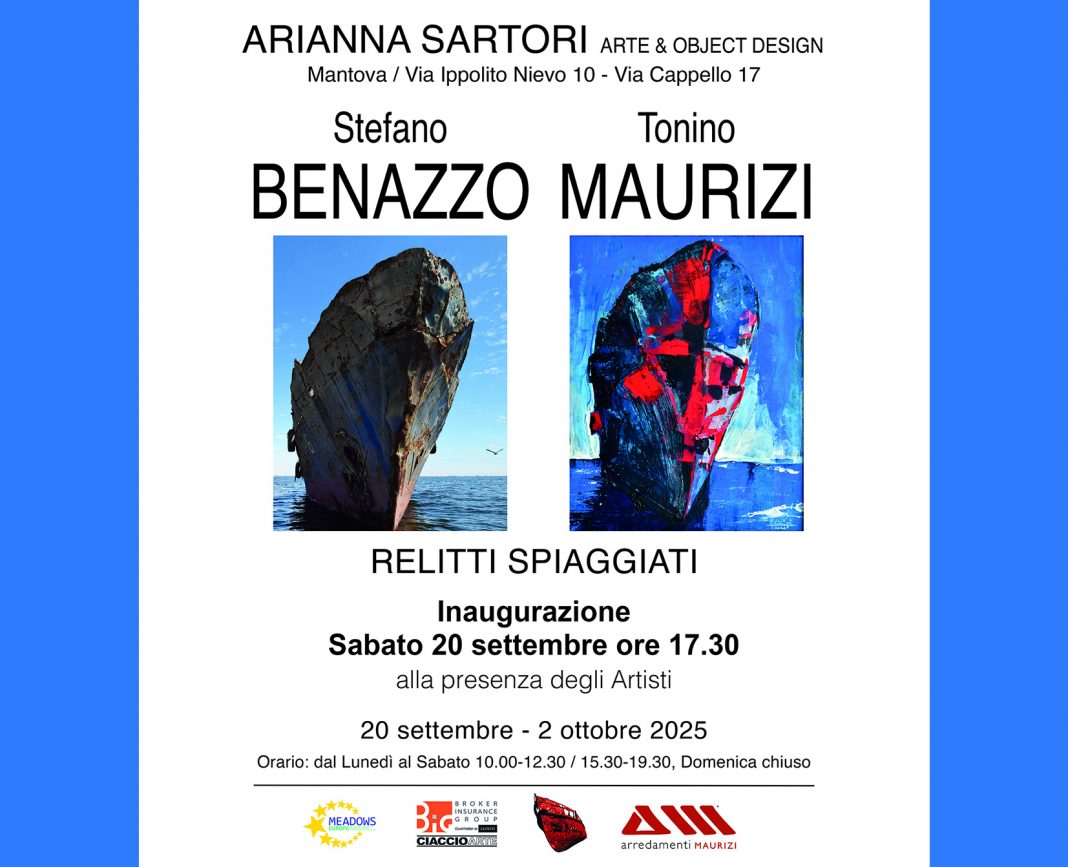 Stefano Benazzo / Tonino Maurizi – Relitti spiaggiatihttps://www.exibart.com/repository/media/formidable/11/img/f8e/Locandina-Relitti-spiaggiati-copia-3-1068x867.jpg