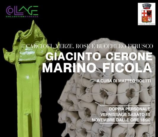 Giacinto Cerone  Marino Ficola – Carciofi, Verze, Rose e Bucchero Etrusco