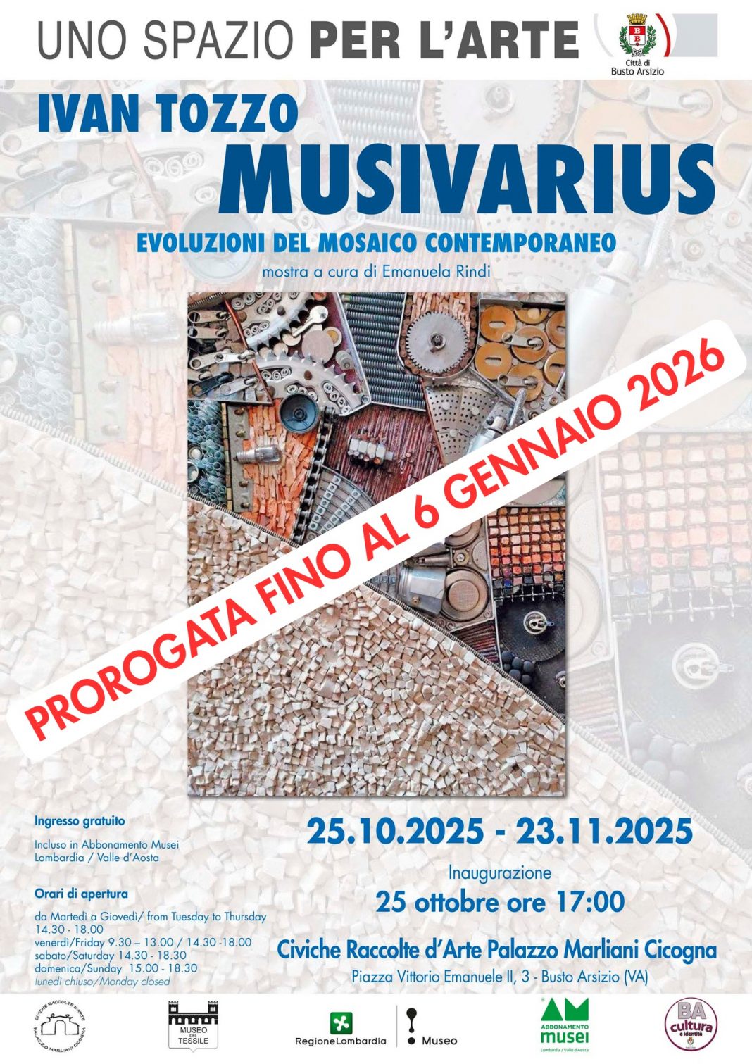 Ivan Tozzo – Musivarius. Evoluzioni del mosaico contemporaneohttps://www.exibart.com/repository/media/formidable/11/img/fd8/TOZZO_proroga-fino-al-6-gennaio-2026-1068x1511.jpg