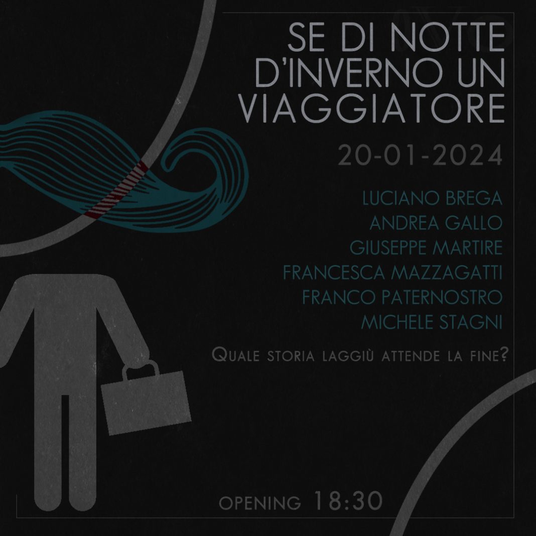 Se di notte, d’inverno, un viaggiatore. Quale storia laggiù attende la fine?https://www.exibart.com/repository/media/formidable/11/img/fdc/Locandina_Se-di-notte_OVO_20012024-1068x1068.jpg