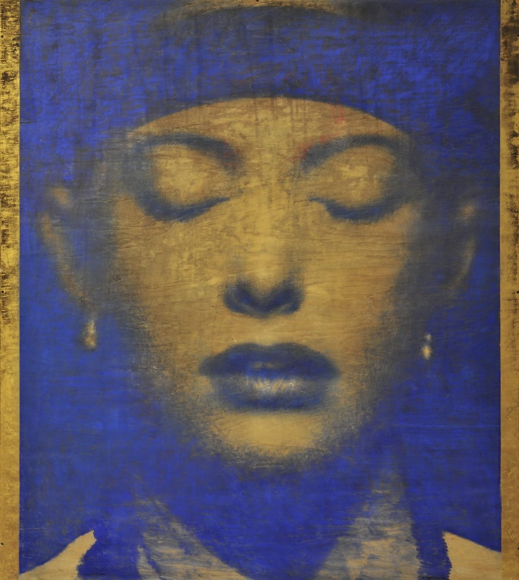 Omar Galliani – Concordi lumine maior. In poesia e pitturahttps://www.exibart.com/repository/media/formidable/11/img/fe2/Omar-Galliani-BLU-OLTREMARE-2004-pastello-foglia-oro-su-tavola-230x260-cm-1068x1192.jpg