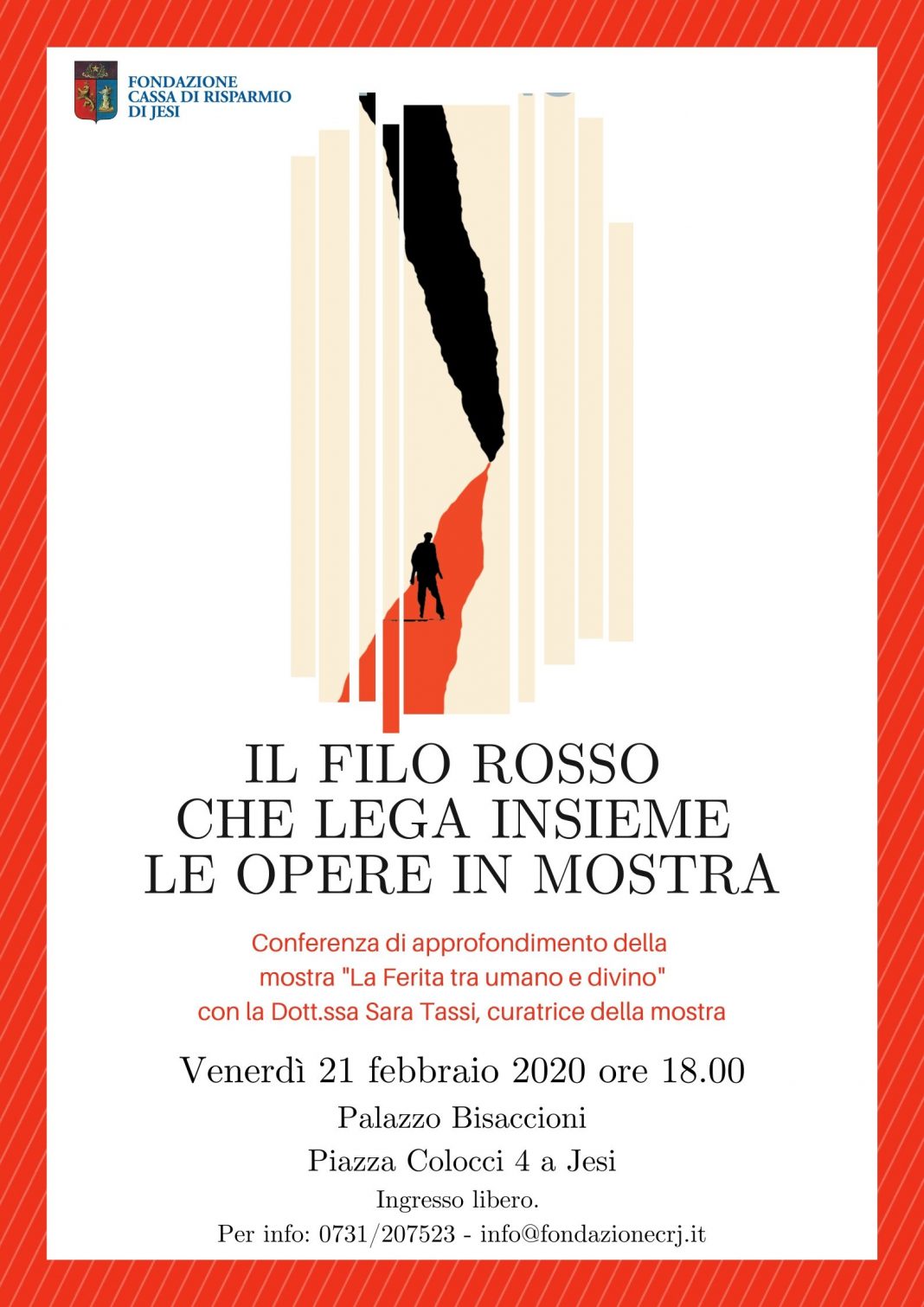 Il filo rosso che lega insieme le opere in mostrahttps://www.exibart.com/repository/media/formidable/11/locandina-21.2.20-1068x1511.jpg