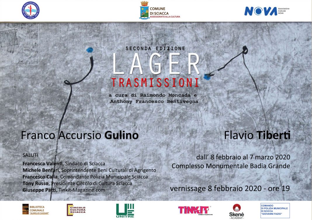 Lager II. Trasmissione: Franco Accursio Gulino / Flavio Tiberihttps://www.exibart.com/repository/media/formidable/11/locandina-lager-mostra-1-1068x754.jpg