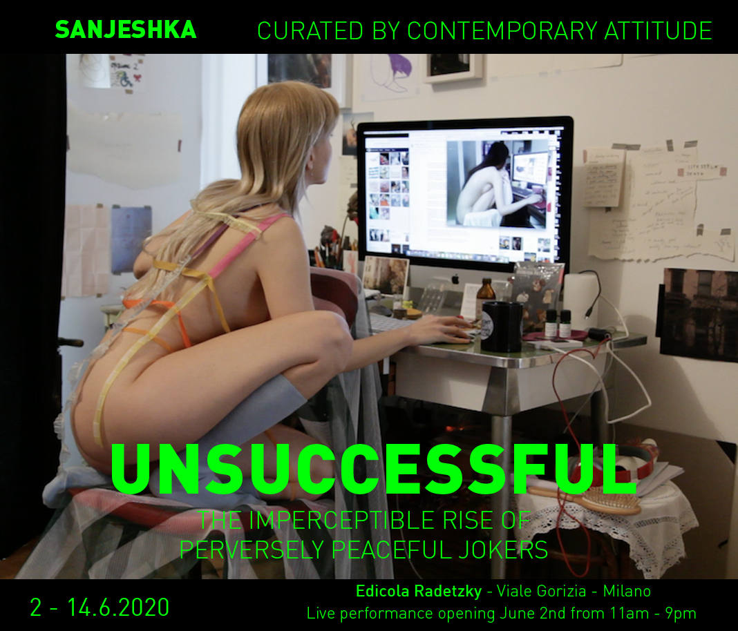 Sanjeshka – Unsuccessful. The Imperceptible Rise of Perversely Peaceful Jokershttps://www.exibart.com/repository/media/formidable/11/tenda-invito-1068x914.png