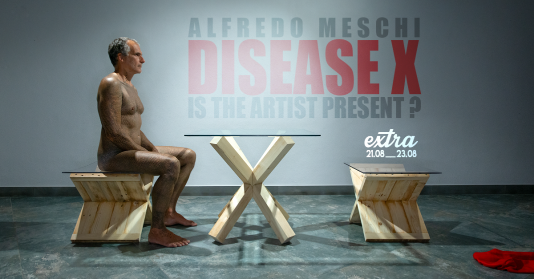 Alfredo Meschi  – Disease X. Is the artist present?https://www.exibart.com/repository/media/formidable/11/timelineEVENTOdef-1068x559.png